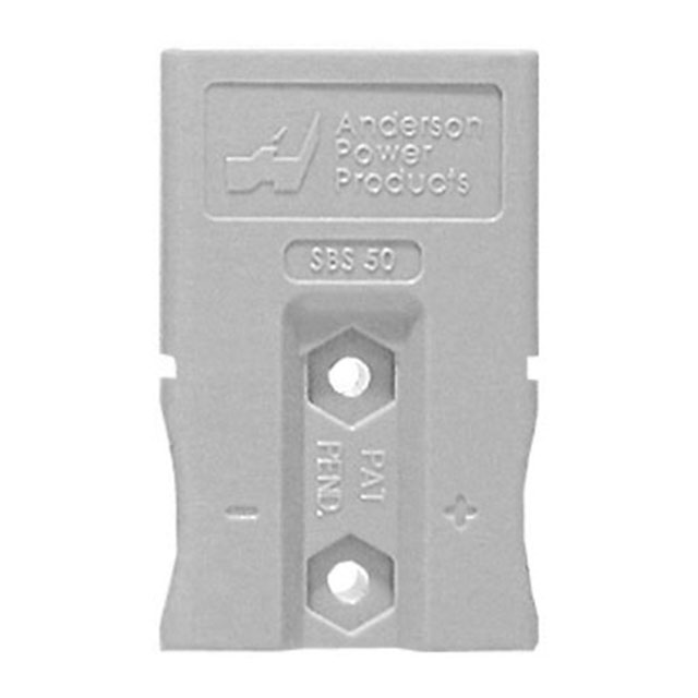 CONN HSG 2POS GRAY