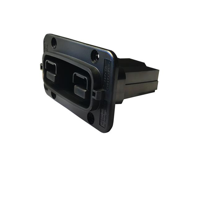 CONN HSG RCPT 2POS BLACK