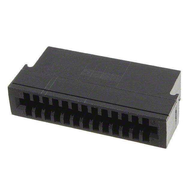 CONN CARDEDGE HSG 26POS .100 BLK