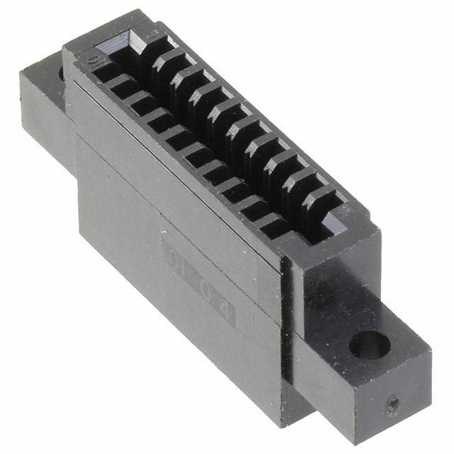 CONN CARDEDGE HSG 20POS .100 BLK