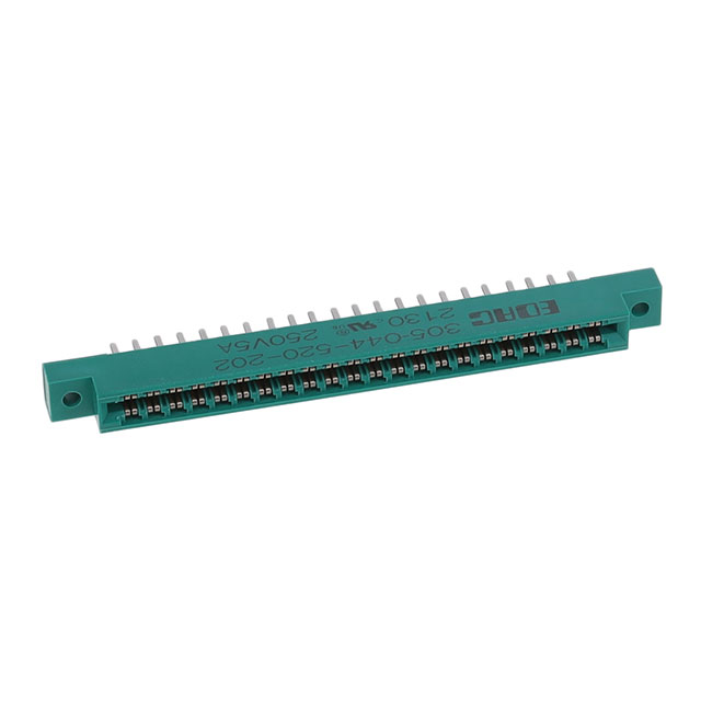 CONN EDGE DUAL FMALE 44POS 0.156