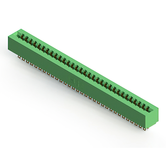 CONN EDGE DUAL FMALE 62POS 0.156