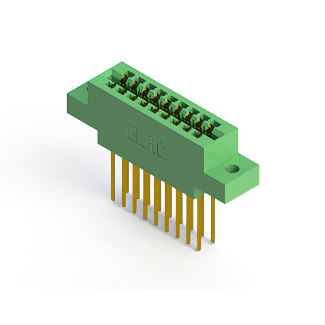 CONN EDGE DUAL FMALE 18POS 0.156