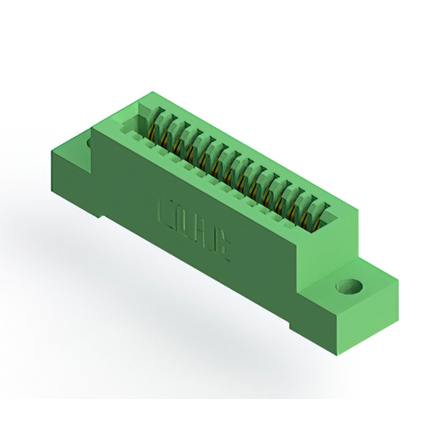 CONN EDGE SINGLE FML 14POS 0.100