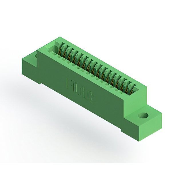 CONN EDGE SINGLE FML 16POS 0.100