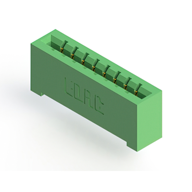 CONN EDGE SGL FMALE 8POS 0.156