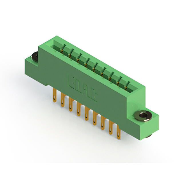 CONN EDGE DUAL FMALE 18POS 0.156