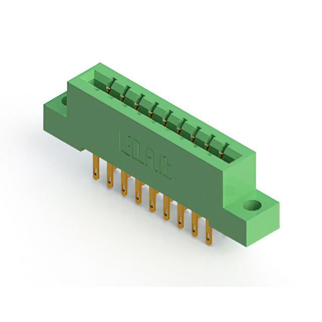 CONN EDGE DUAL FMALE 18POS 0.156