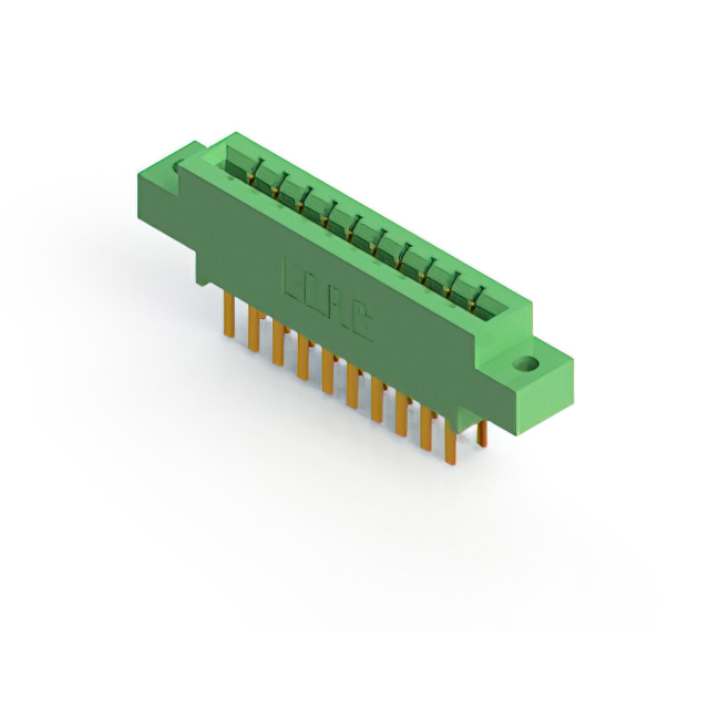 CONN EDGE DUAL FMALE 20POS 0.156