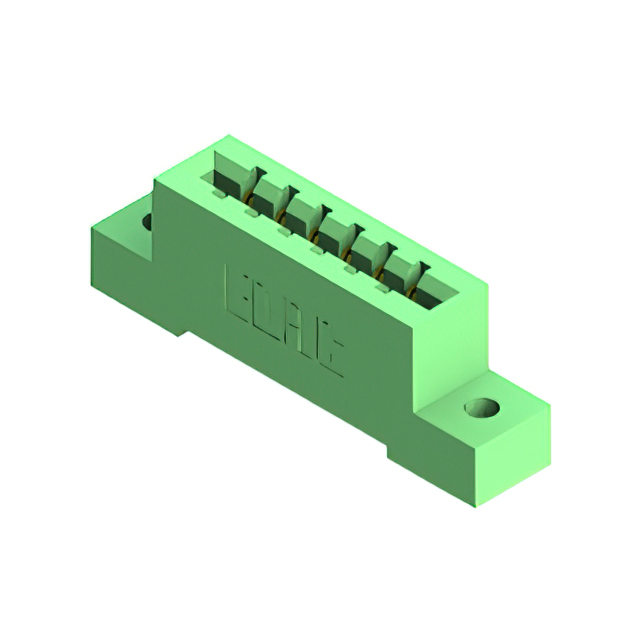 CONN EDGE SGL FMALE 6POS 0.156