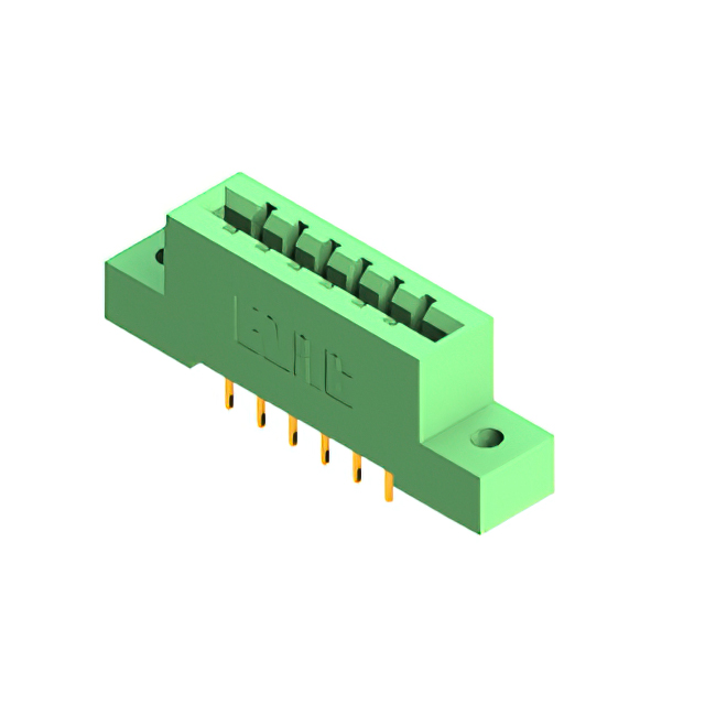 CONN EDGE SGL FMALE 6POS 0.156