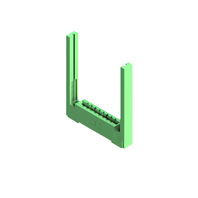 CONN EDGE SGL FMALE 8POS 0.156