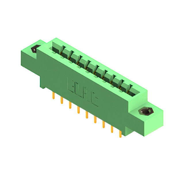 CONN EDGE DUAL FMALE 18POS 0.156