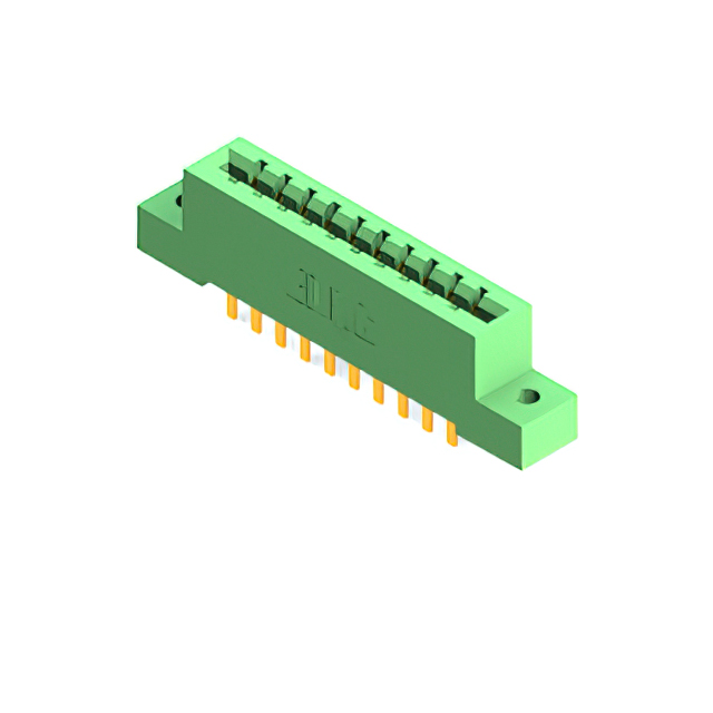 CONN EDGE DUAL FMALE 20POS 0.156