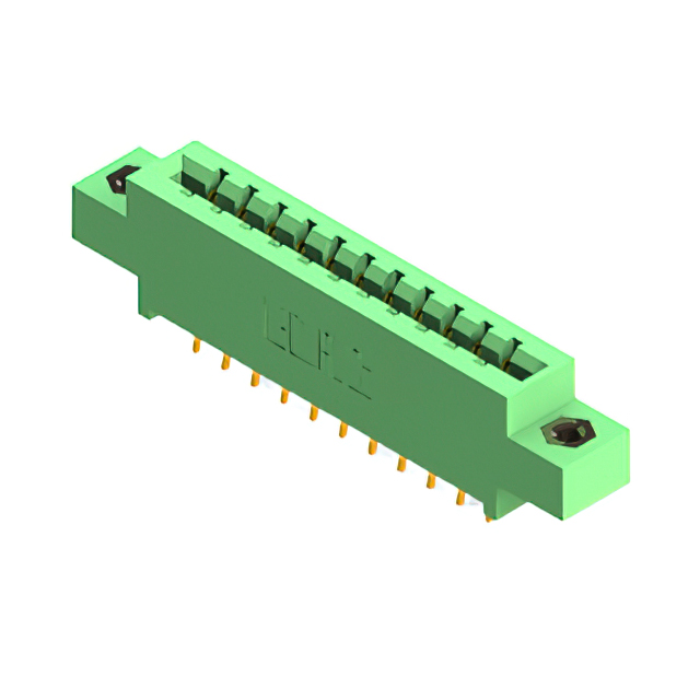 CONN EDGE DUAL FMALE 22POS 0.156