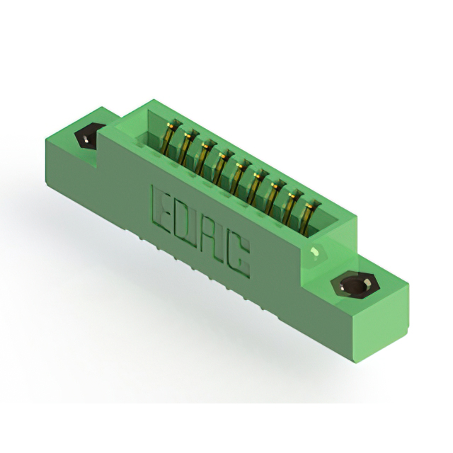 CONN EDGE SINGLE FML 9POS 0.100