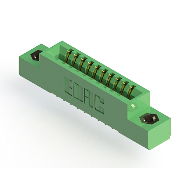 CONN EDGE SINGLE FML 10POS 0.100