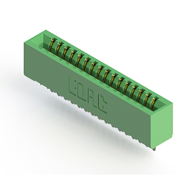 CONN EDGE SINGLE FML 16POS 0.100
