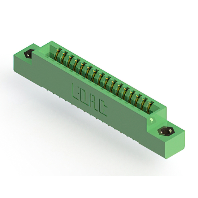 CONN EDGE SINGLE FML 16POS 0.100
