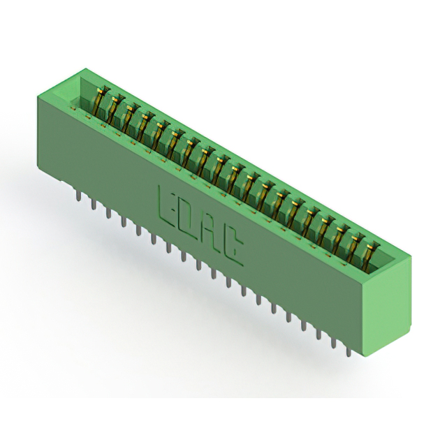 CONN EDGE DUAL FMALE 38POS 0.100