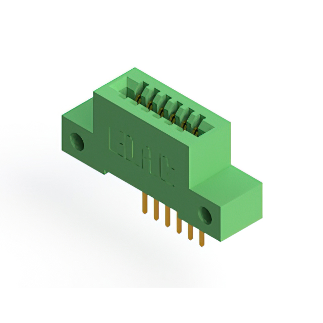 CONN EDGE SINGLE FML 6POS 0.100