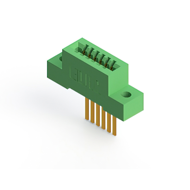 CONN EDGE SINGLE FML 6POS 0.100