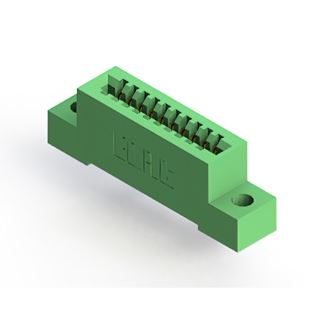 CONN EDGE SINGLE FML 10POS 0.100