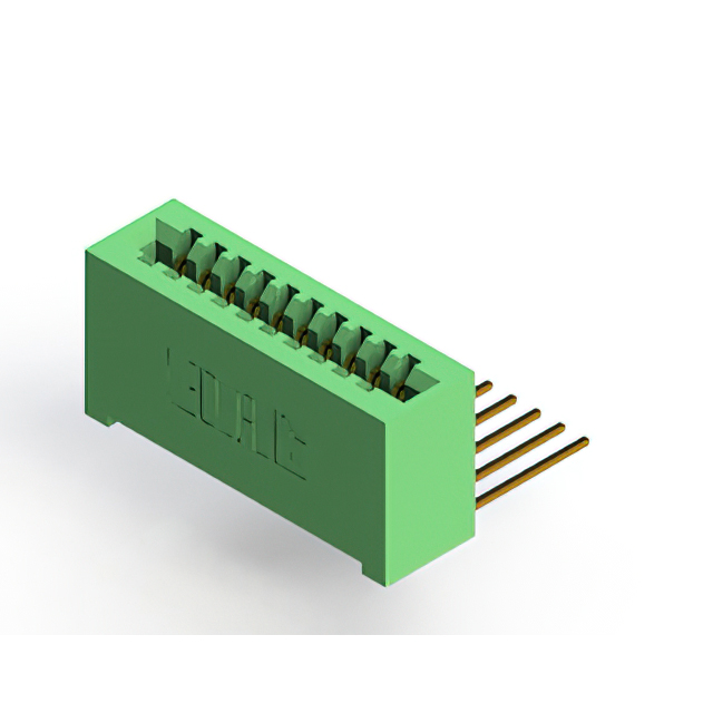 CONN EDGE SINGLE FML 10POS 0.100