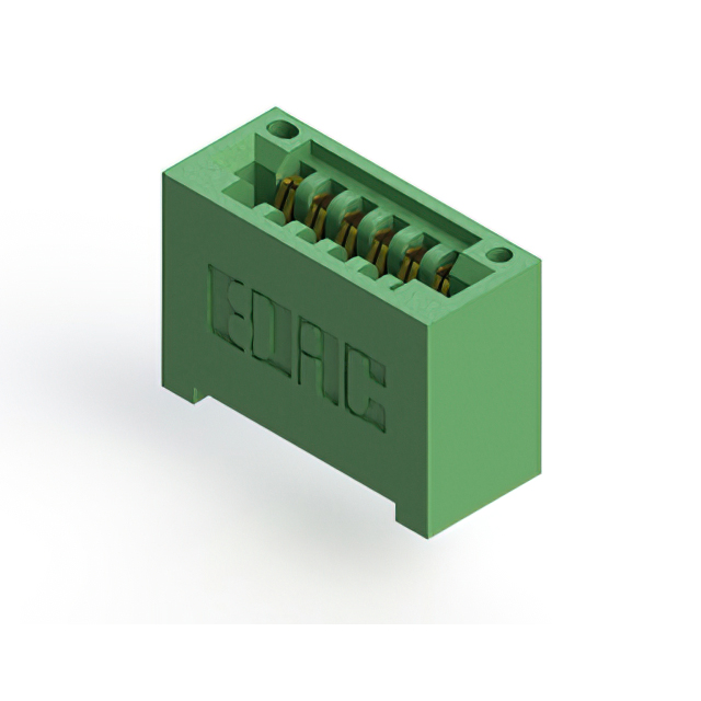 CONN EDGE SINGLE FML 6POS 0.100