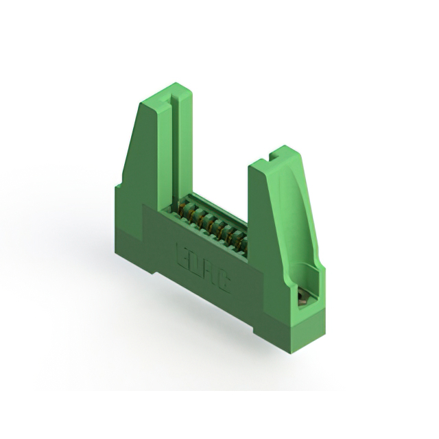 CONN EDGE SINGLE FML 10POS 0.100
