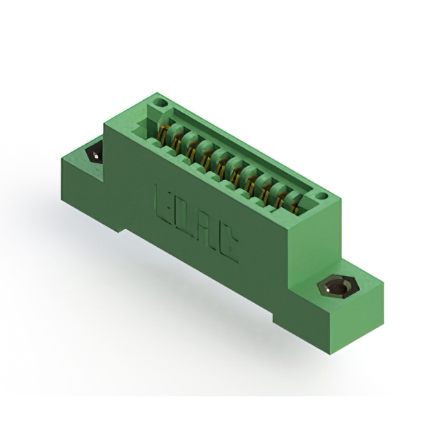 CONN EDGE SINGLE FML 10POS 0.100