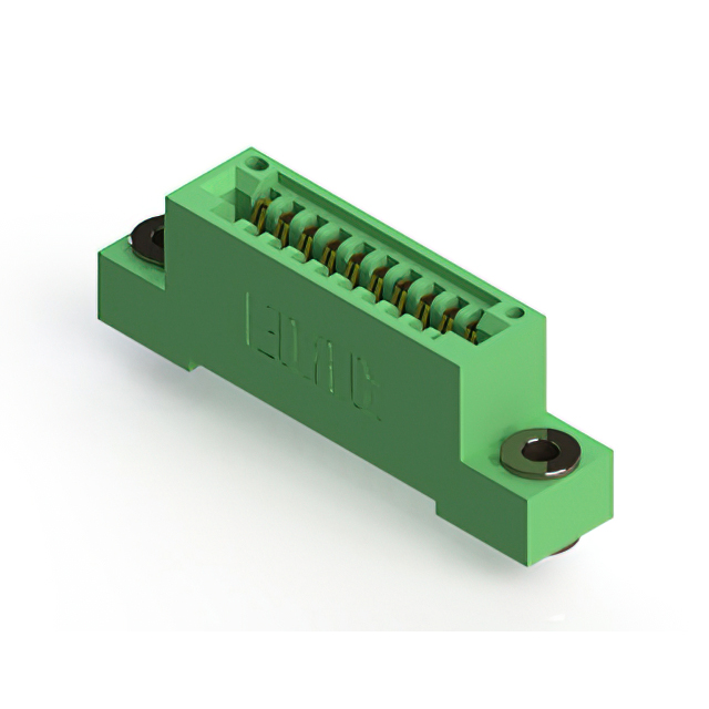 CONN EDGE SINGLE FML 10POS 0.100