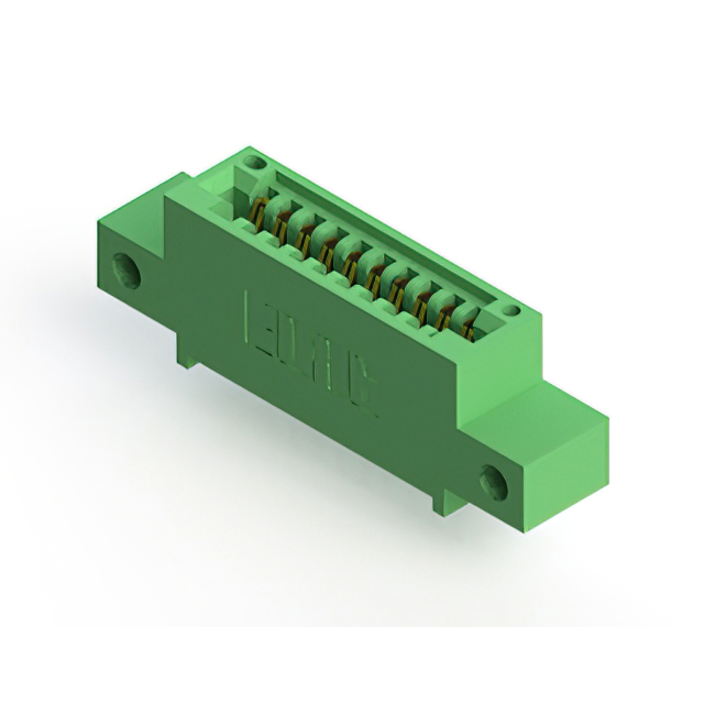 CONN EDGE SINGLE FML 10POS 0.100