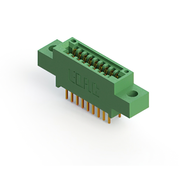 CONN EDGE DUAL FMALE 18POS 0.100