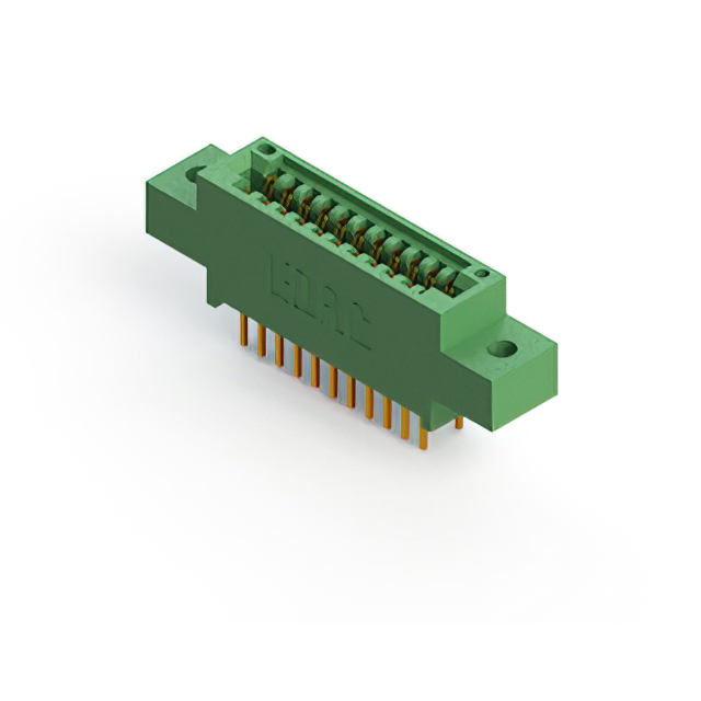 CONN EDGE DUAL FMALE 22POS 0.100
