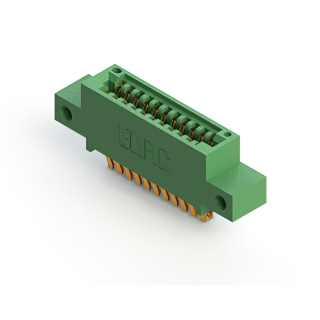 CONN EDGE DUAL FMALE 22POS 0.100