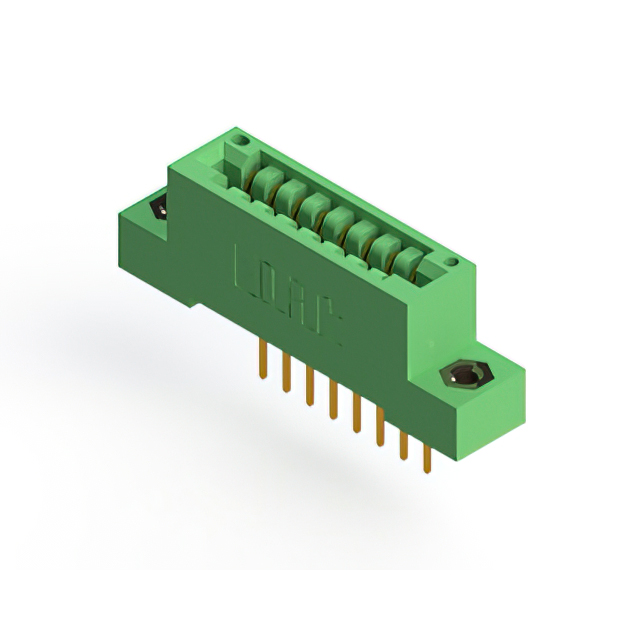 CONN EDGE SGL FMALE 8POS 0.125