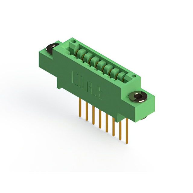 CONN EDGE SGL FMALE 8POS 0.125