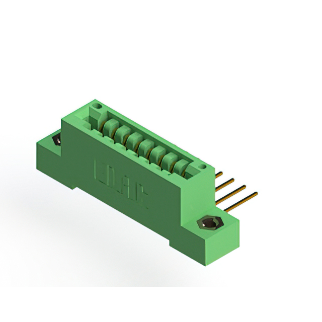 CONN EDGE SGL FMALE 8POS 0.125
