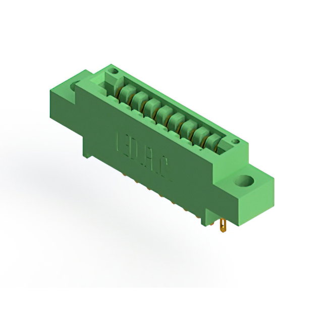 CONN EDGE SGL FMALE 9POS 0.125