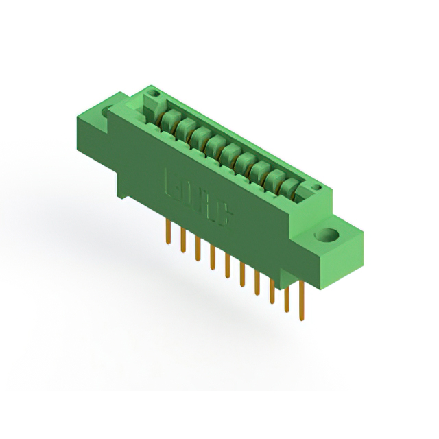 CONN EDGE SGL FMALE 10POS 0.125