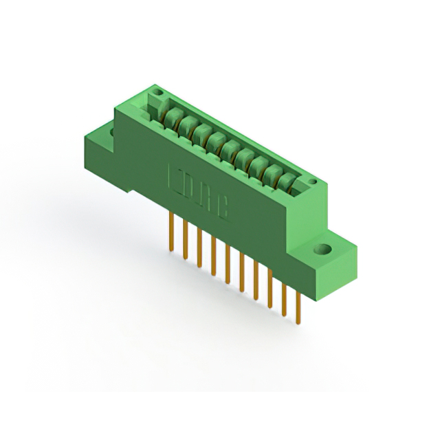 CONN EDGE SGL FMALE 10POS 0.125