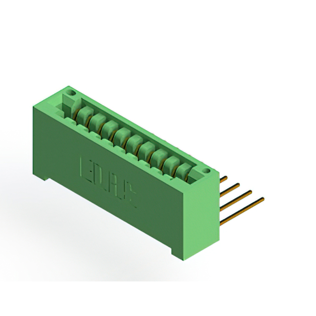CONN EDGE SGL FMALE 10POS 0.125