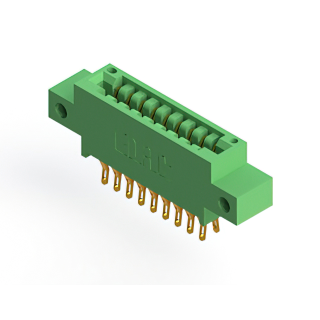 CONN EDGE DUAL FMALE 18POS 0.125