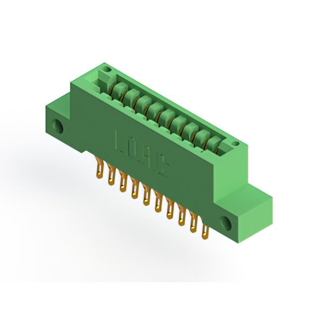 CONN EDGE DUAL FMALE 20POS 0.125