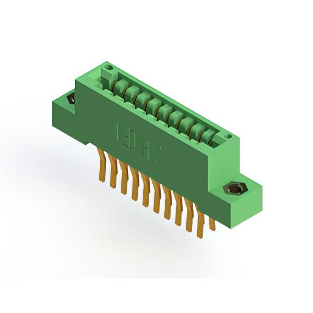 CONN EDGE DUAL FMALE 20POS 0.125