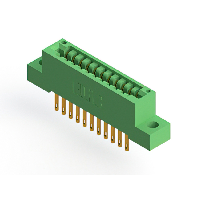 CONN EDGE DUAL FMALE 22POS 0.125