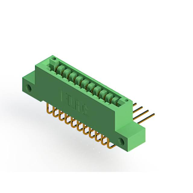 CONN EDGE DUAL FMALE 22POS 0.125