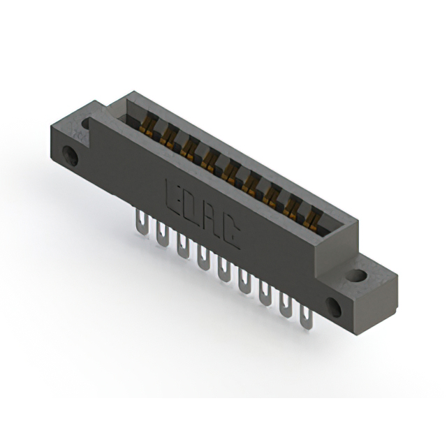 CONN EDGE DUAL FMALE 18POS 0.156