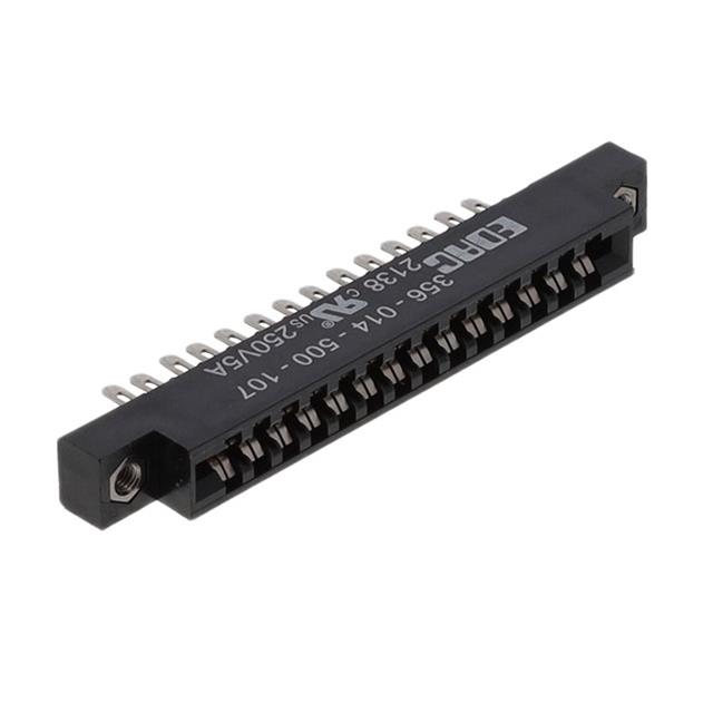 CONN EDGE DUAL FMALE 28POS 0.156